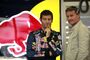 Es scheint ihn wieder zu jucken: Coulthard mit Mark Webber