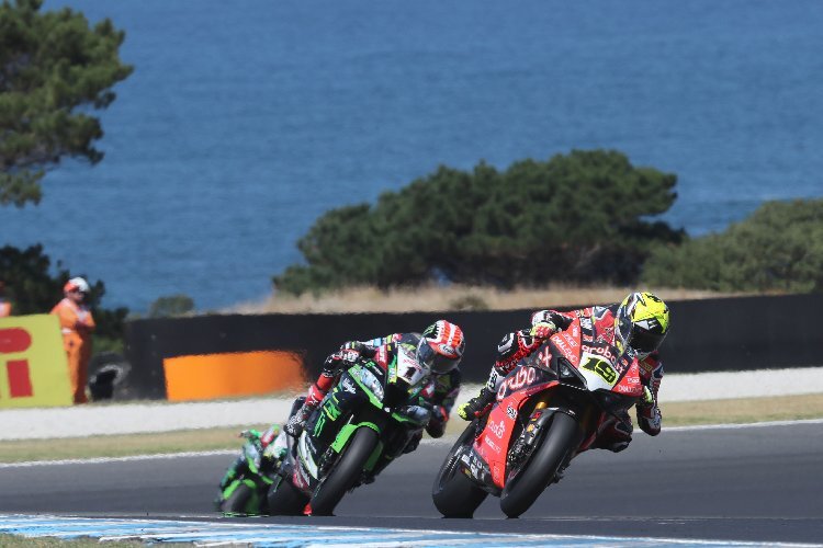 Auf Phillip Island gibt es Meer Superbike-WM