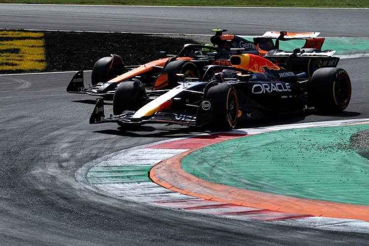 Max Verstappen musste nur am Anfang kämpfen, danach kontrollierte er das Rennen in Monza