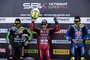Jonathan Rea, Alvaro Bautista und Toprak Razgatlioglu (v.l.)