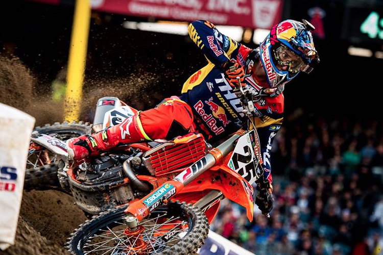 Marvin Musquin trug sich in Arlington in die Siegerliste ein