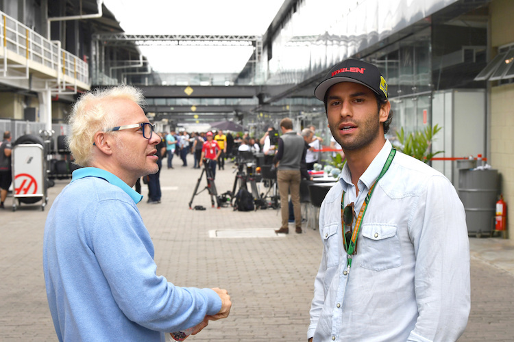 Jacques Villeneuve mit Ex-GP-Pilot Felipe Nasr