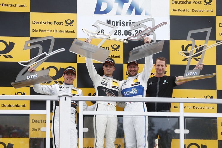 Drei Mercedes-Piloten auf dem Podium