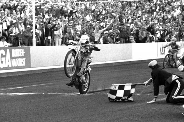 Egon Müller 1983: Wheelie zum WM-Titel