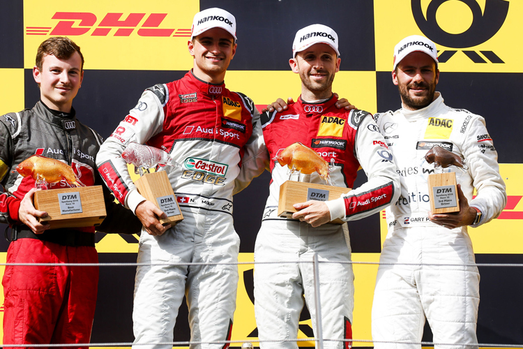 Das Podium in Spielberg