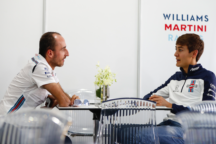 Sitzt hier das Williams-Duo 2019? Robert Kubica und George Russell