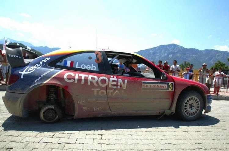 Der «Dreirad»-Citroën Xsara von Sébastien Loeb