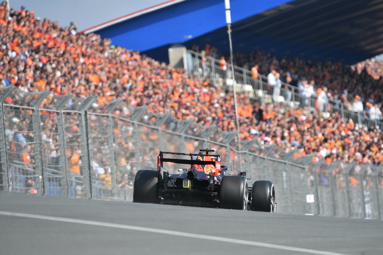 Max Verstappen freute sich über die Fans auf den Tribünen