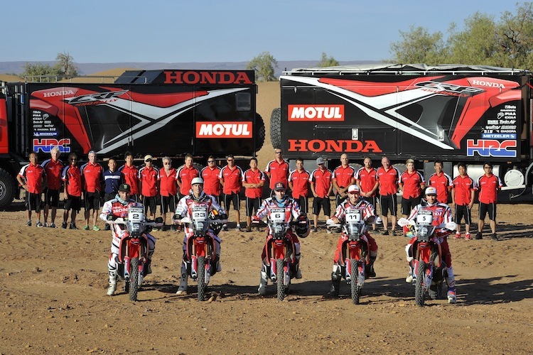 So sieht das Team HRC aus