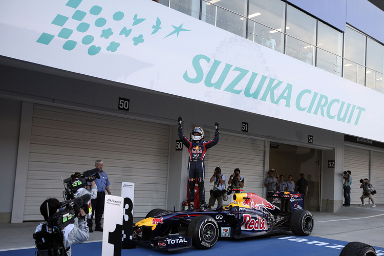 Der neue und alte Weltmeister Sebastian Vettel