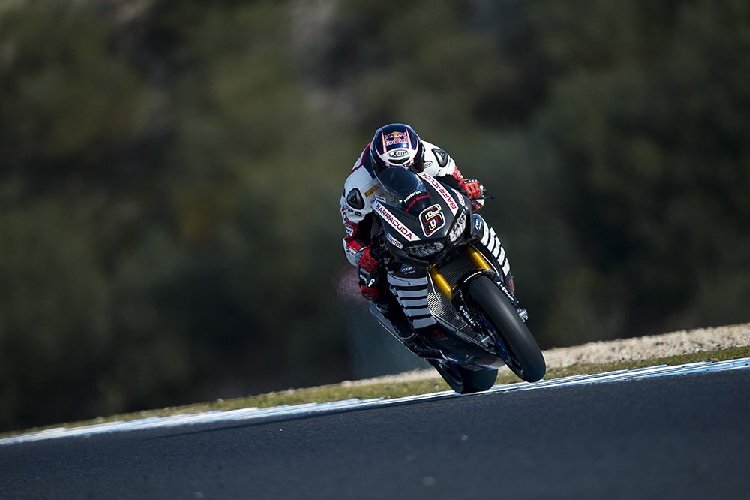 Stefan Bradl mit der neuen Honda CBR1000RR SP2