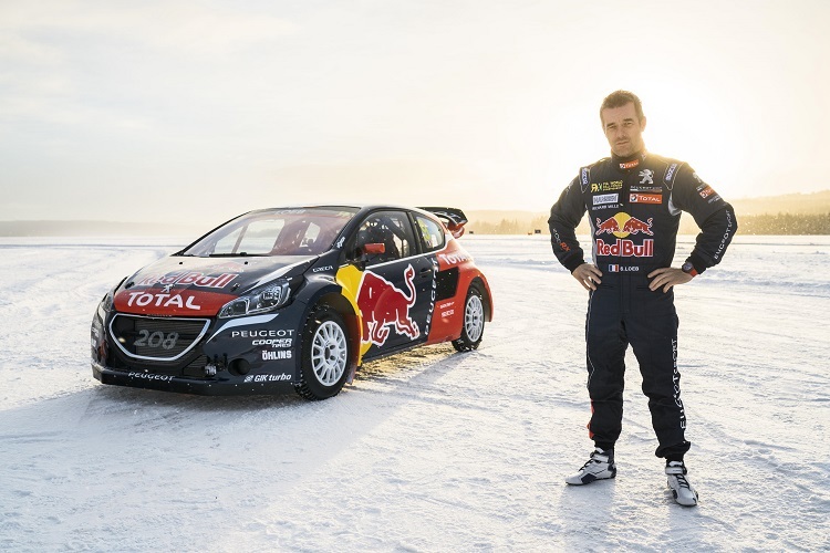 Sebastien Loeb vor dem Peugeot 208 WRX