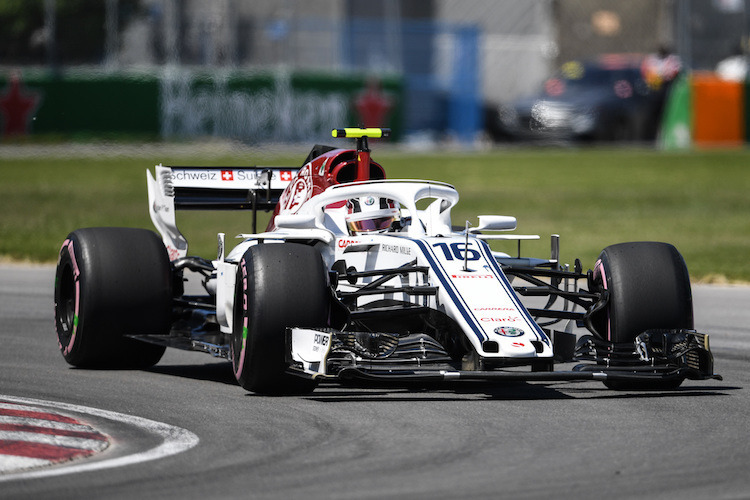 Charles Leclerc mit seinem Sauber in Kanada