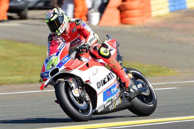 Andrea Iannone in Le Mans