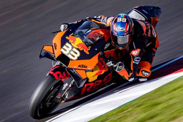 Brad Binder auf der KTM RC16