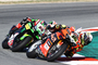 Ein Sinnbild: Ducati liegt vor Kawasaki