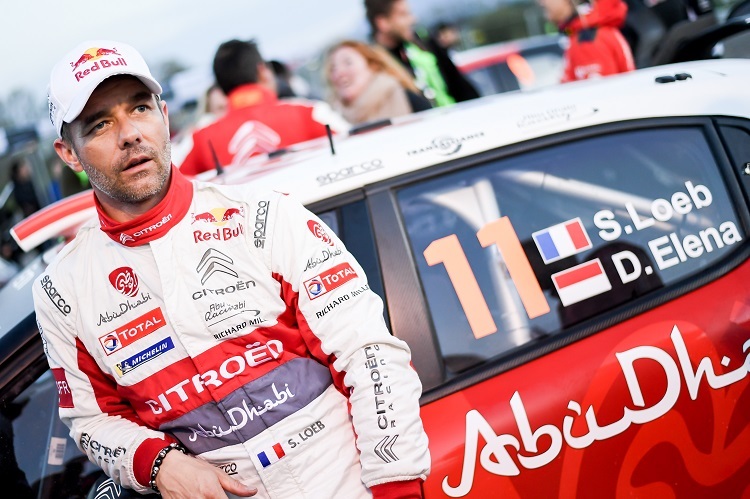 Sébastien Loeb landete im Graben