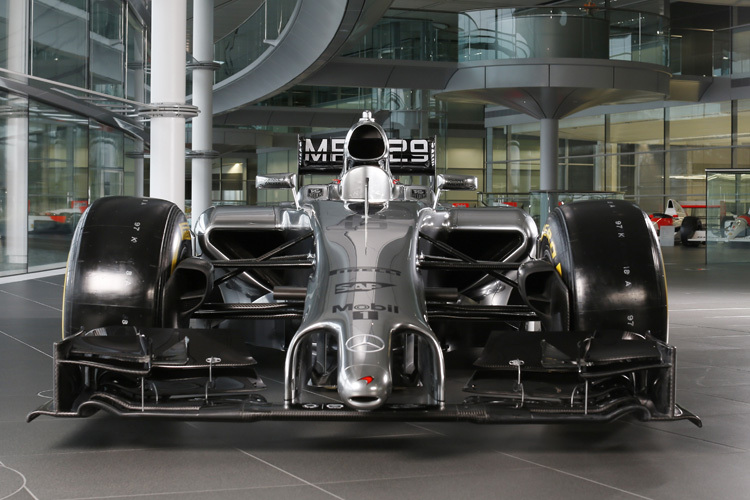Der neue McLaren von vorne: gewöhnungsbedürftige Optik