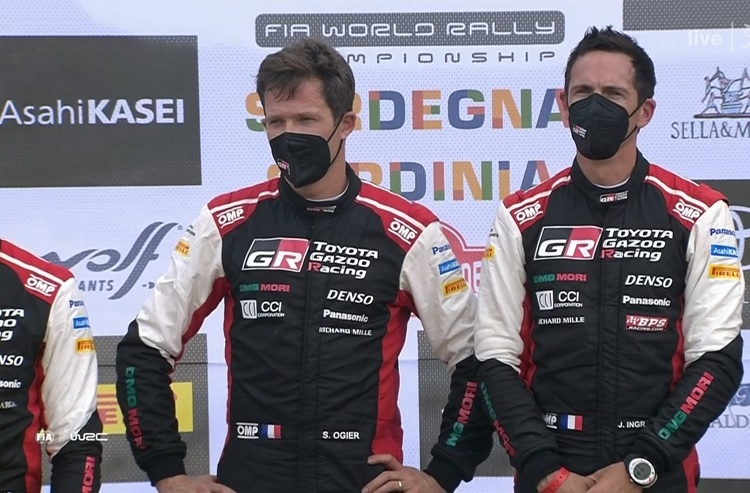 Die Italien-Sieger Sébastien Ogier und Julien Ingrassia