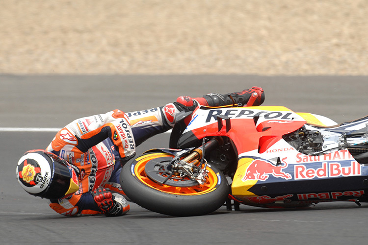 Jorge Lorenzo stürzte im Qualifying 2