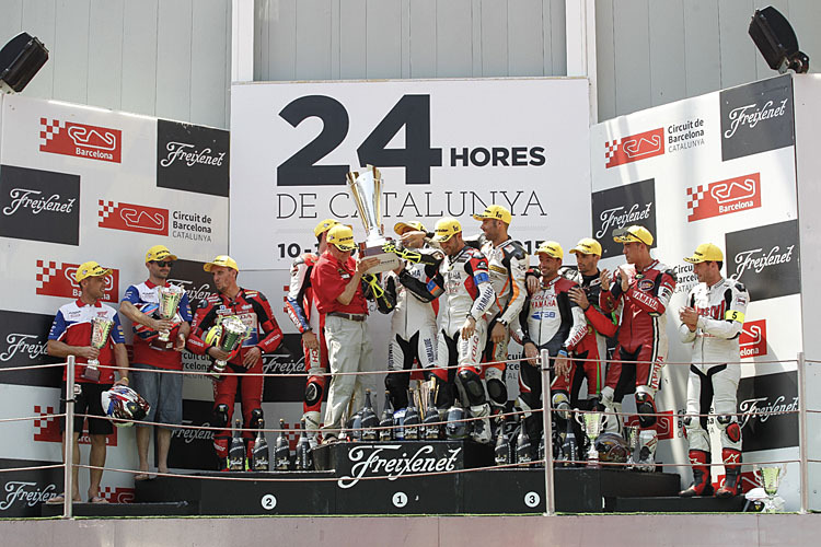 Honda Racing, Yamalube Folch Endurance, Tecmas Endurance (vlnr.)