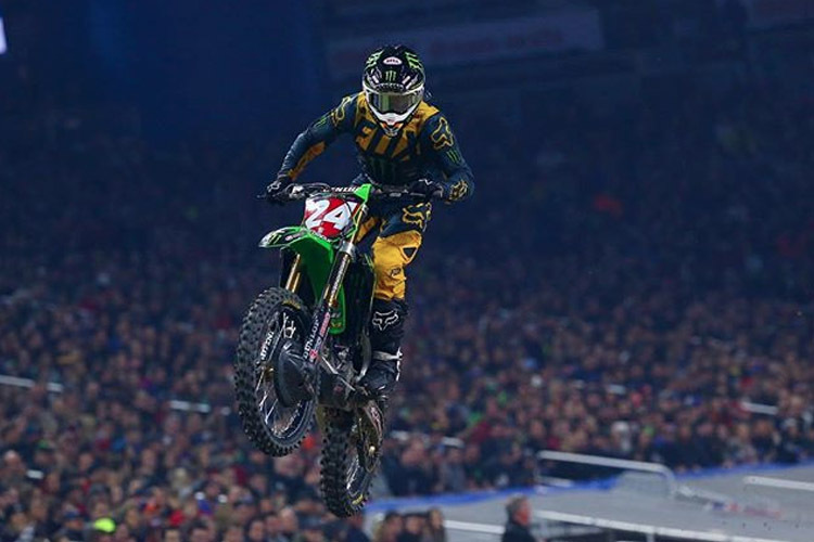 Austin Forkner gewann das 'triple crown' event in Detroit