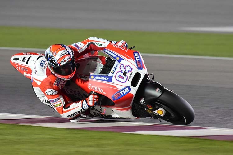 Andrea Dovizioso auf der Desmosedici GP15