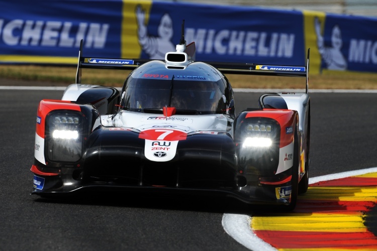 Sieg für den Toyota TS050 Hybrid bei der FIA WEC in Spa-Francorchamps