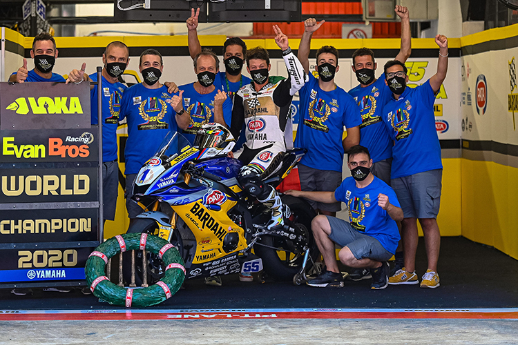 Das Team Bardahl Evan Bros dominiert die Supersport-WM