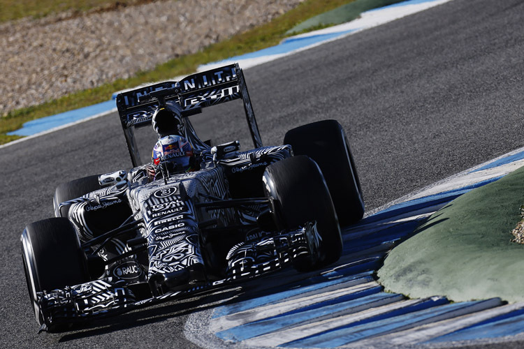 Red Bull Racing-Pilot Daniel Ricciardo kam im RB11 nur 35 Runden weit