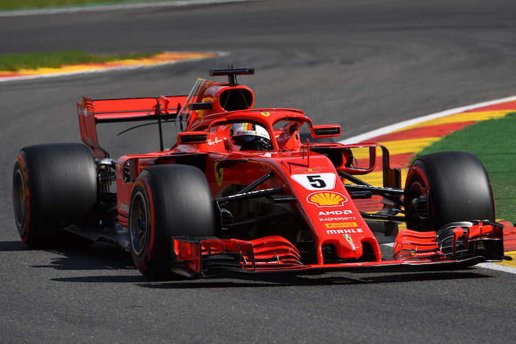 Sebastian Vettel stellte zum sechsten Mal in diesem Jahr die FP3-Bestzeit auf