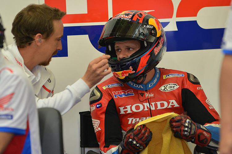 Stefan Bradl mit Crew-Chief Klaus Nöhles