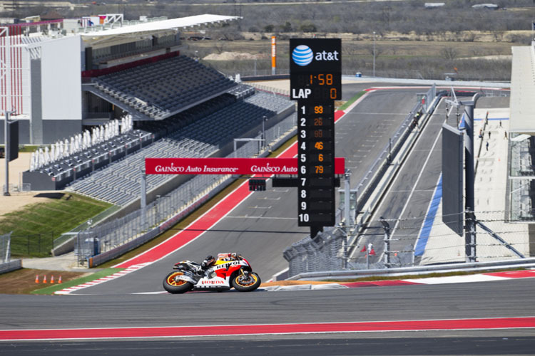 Texas: Dani Pedrosa fuhr 59 Runden