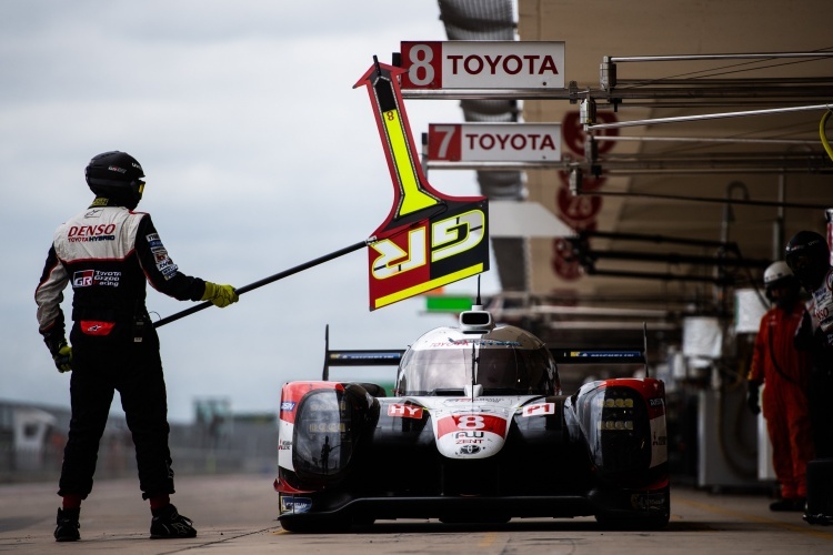 Boxenstopp beim Toyota TS050 Hybrid