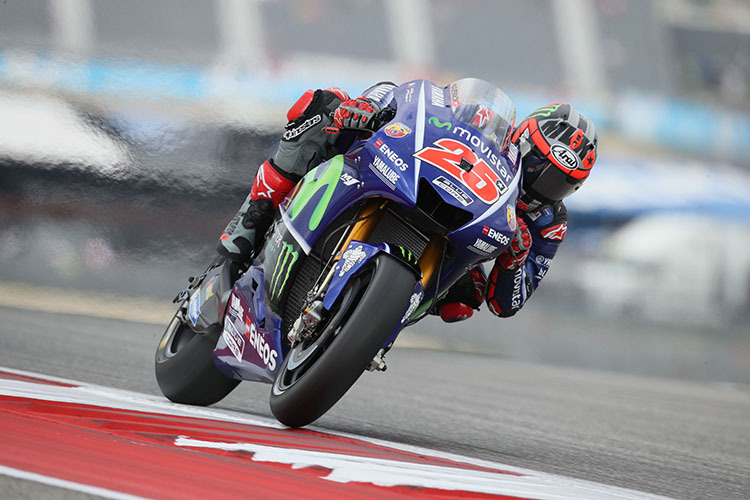 Maverick Viñales auf der Yamaha M1 in Austin