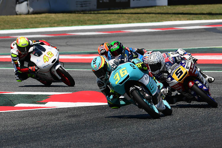 WM-Leader Joan Mir siegte in Barcelona vor Romano Fenati