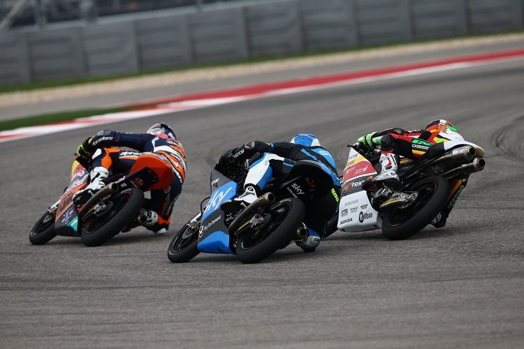 Der Kampf um den Moto3-Sieg - Jack Miller, Romano Fenati und Efren Vazquez