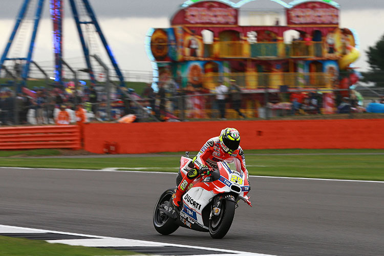 Andrea Iannone in Silverstone