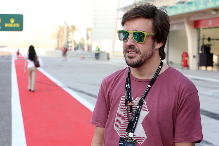 Fernando Alonso in Bahrain