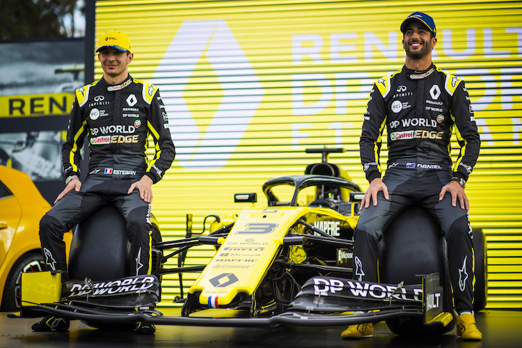 Esteban Ocon und Daniel Ricciardo