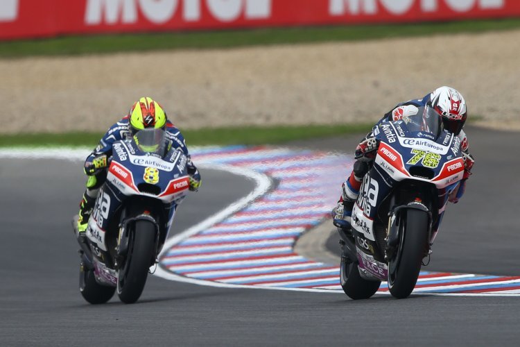 Loris Baz (76) und Hector Barbera