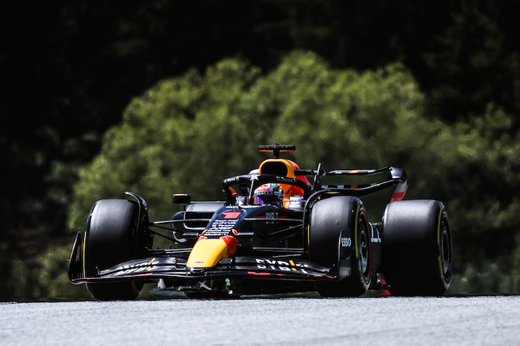 Max Verstappen drehte im ersten Training die schnellste Runde