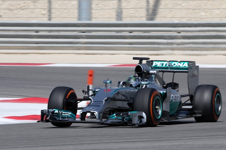 Nico Rosberg bei den Wintertests in Bahrain