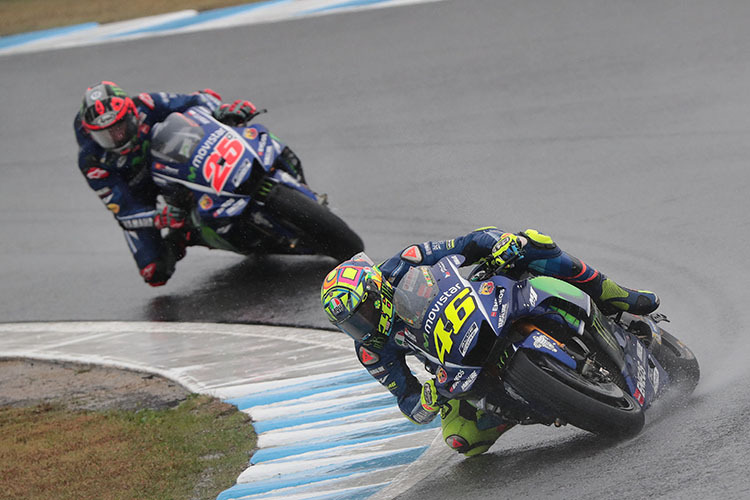 Valentino Rossi und Maverick Viñales