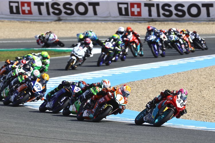 Die Rennen der Supersport-WM 300 waren stets umkämpft und spannend