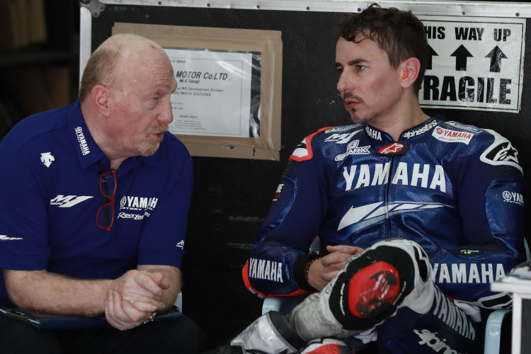 Silvano Galbusera und Jorge Lorenzo sind ab 2020 im Yamaha-Testteam im Einsatz