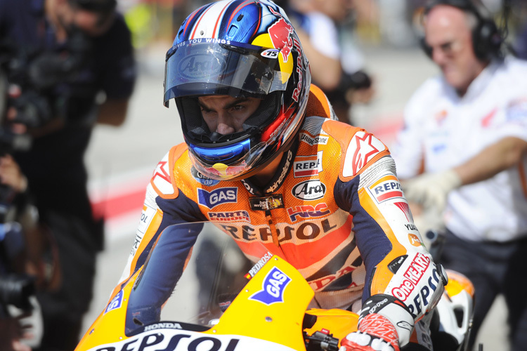 Dani Pedrosa schaffte es nur auf Startplatz 5