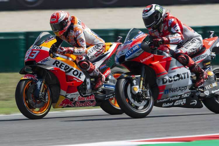 Marc Márquez und Jorge Lorenzo