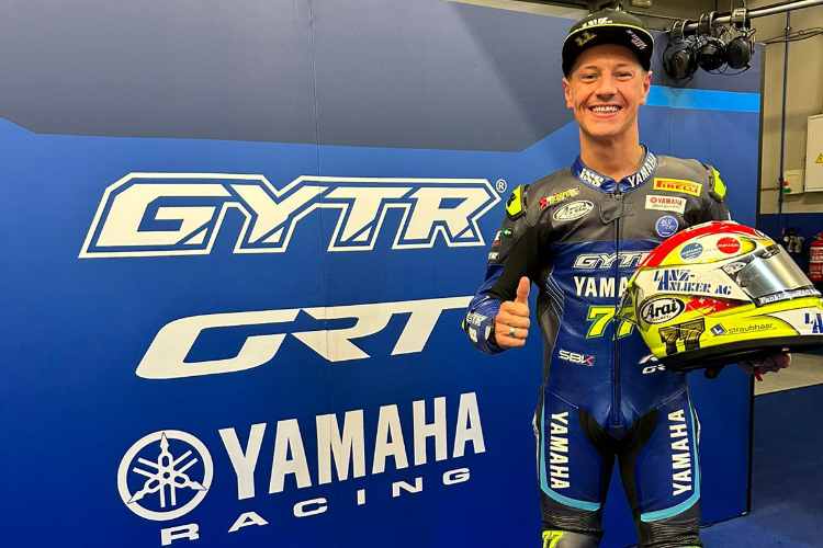 Domi Aegerter fährt 2023 für das Team GYTR GTR Yamaha