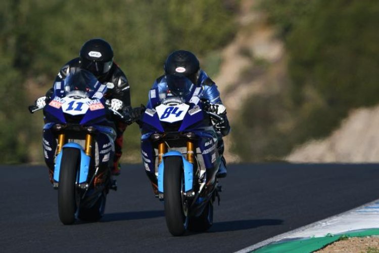 Links Sandro Cortese und sein wahrscheinlich neuer Teamkollege Loris Cresson